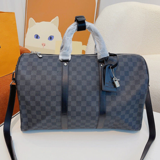 Louis Vuitton Womens and Mens Unisex Bags Luxury Brand LV Keepall Bandoulière 45 Fashion Design Travel Bag Whatapp