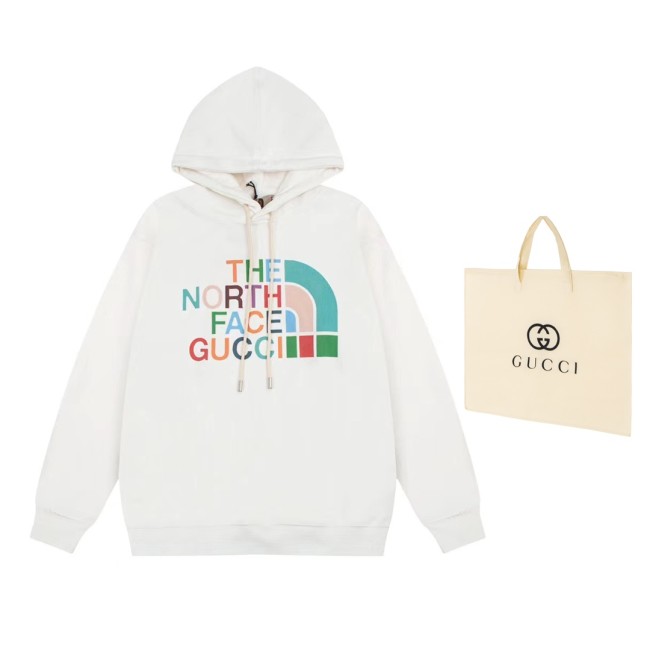 The North Face x Gucci cotton sweatshirt Womens Mens Sweatshirt Hoodies Luxury Brand Mens Sweatshirt