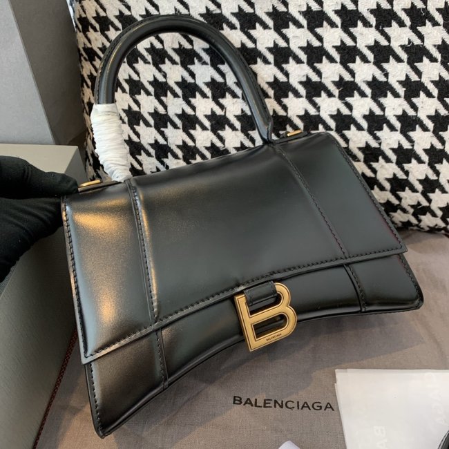 Balenciaga Womens Bag HOURGLASS XS TOP HANDLE BAG with Original Box Whatapp