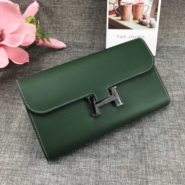 Hermes Womens Mens Wallets Purse Card Holder Leather Long Design Coin Bag with Original Box Whatapp