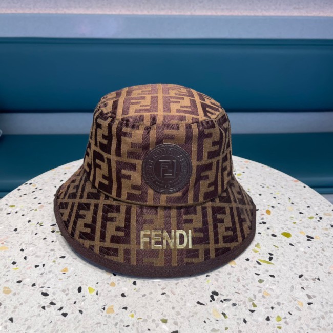 Fendi Men Womens Bucket Hat Luxury Brand Design Fendi Cap with Original Box