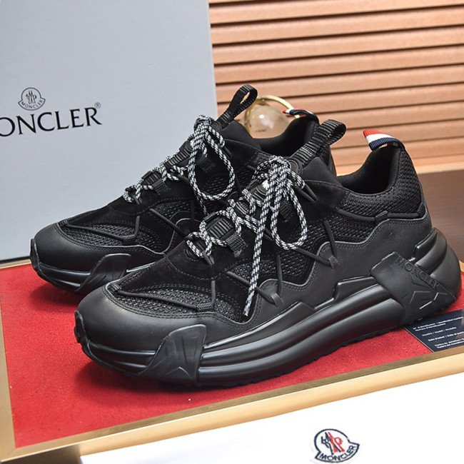 Moncler Men Shoes Sneakers Fashion Designers Luxury Brand Sports Shoes for Men Breathable with Original box Whatapp