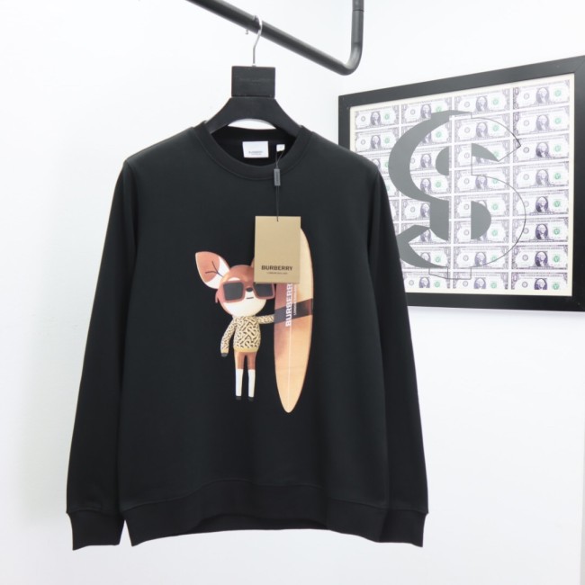 Burberry Womens Mens Long Sleeve T Shirts Sweatshirt Luxury Brand Mens Sweatshirts Whatapp