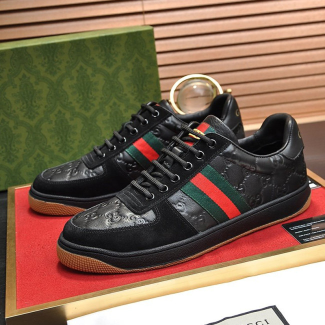 Gucci Mens Shoes Luxury Brand Men's Gucci Tennis Sneaker with Original Box Whatapp