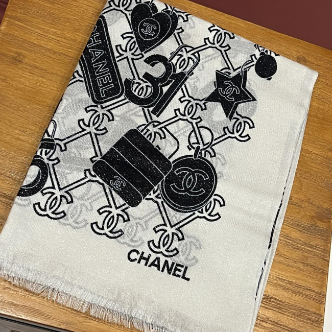 Chanel Scarves Womens Fashion Scarf with Original Box Whatapp