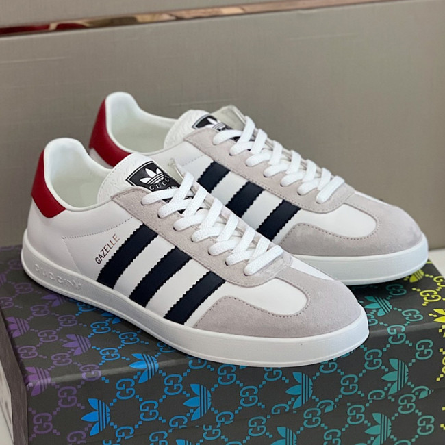 Gucci Adidas Gazelle Mens Shoes Sneakers Luxury Brand Men's GG sneaker with Original Box Whatapp