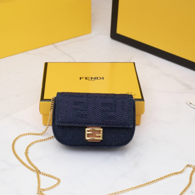 Fendi Womens Bag NANO BAGUETTE CHARM Whatapp