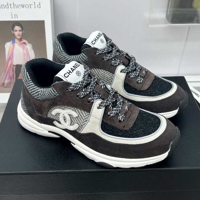 Chanel Women Shoes Sneakers Luxury Brand Sports Shoes Breathable Design with Original Box Whatapp