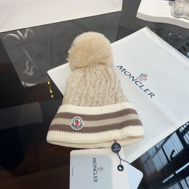 Moncler Mens Womens Hats Luxury Brand Design Moncler Knit Hat with Original Box