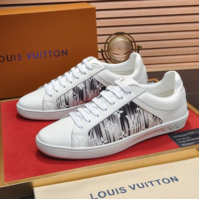 Louis Vuitton Men Shoes Fashion Sneakers LUXEMBOURG SNEAKER Monogram Luxury Brand with Original Box Whatapp