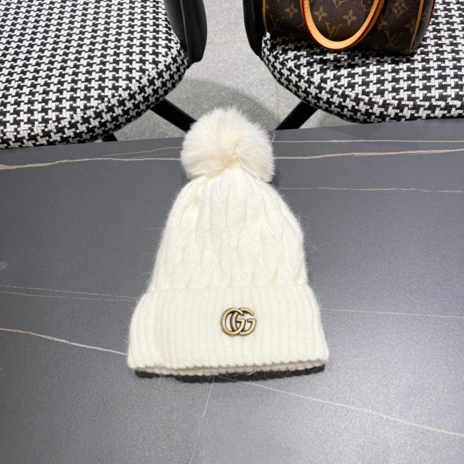 Gucci Womens Cap Knit Hat Luxury Brand with Original Box