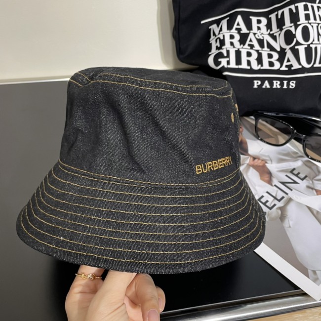 Burberry Womens Mens Cap Bucket Hat Luxury Brand with Original Box