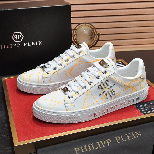 Philipp Plein Men Shoes Sneakers Low Top Sneaker Fashion Design Luxury Brand with Original Box Whatapp