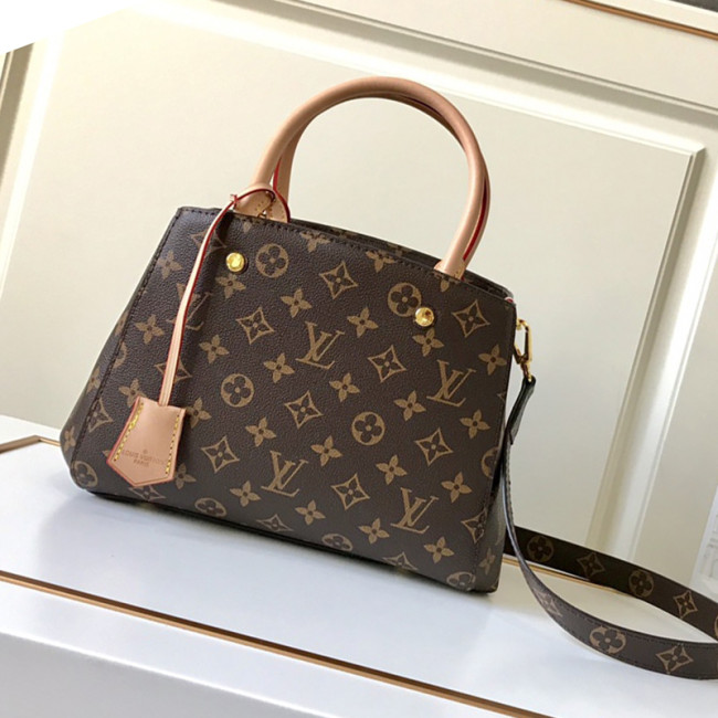 Louis Vuitton Womens Bags Crossbody Bags Luxury Brand MONTAIGNE BB Monogram Canvas with Original Box M41055 Whatapp