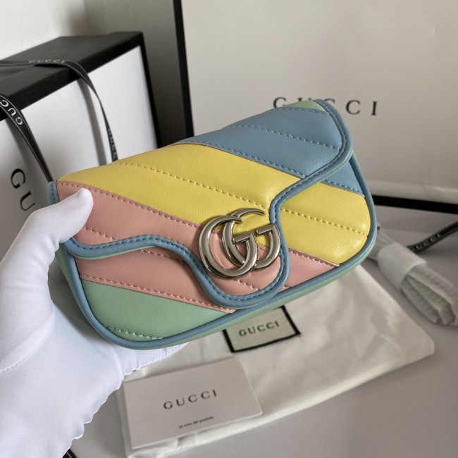 Gucci Womens Bags Shoulder Messenger Bag Luxury Brand Small GG Marmont bag with Original Box Whatapp