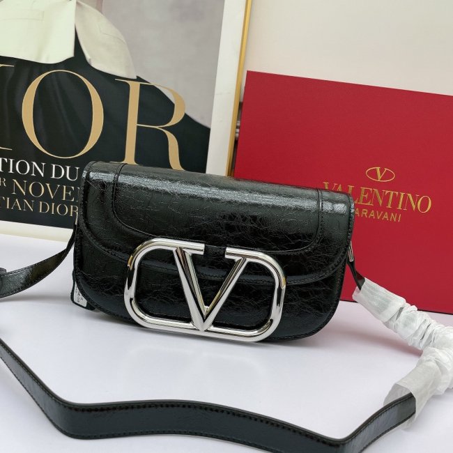 Valentino Womens Bags Crossbody Bag Luxury Brand SUPERVEE CALFSKIN CROSSBODY BAG with Original Box Whatapp