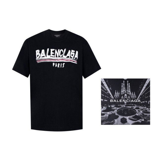 Balenciaga Luxury Brand Women Mens Short Sleeve T-Shirt Whatapp