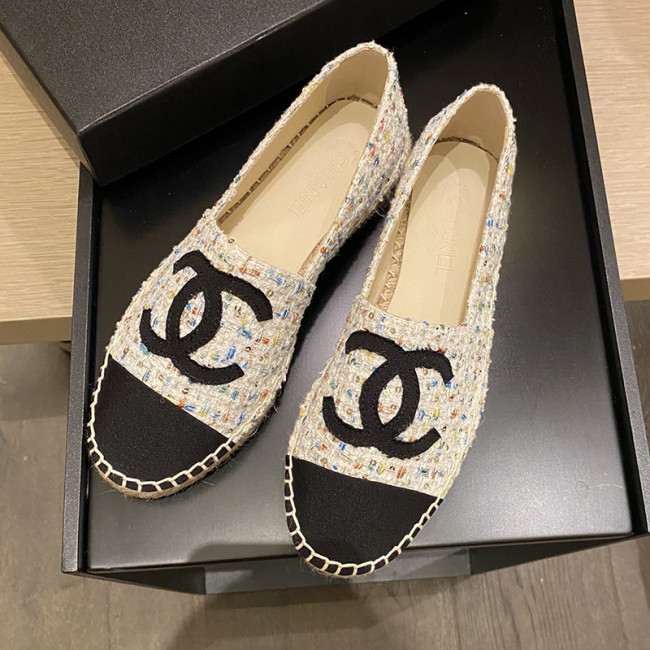 Chanel Women Shoes Fashion Espadrille Luxury Brand Casual Shoes for Women ESPADRILLE with Original Box Espadrilles Whatapp