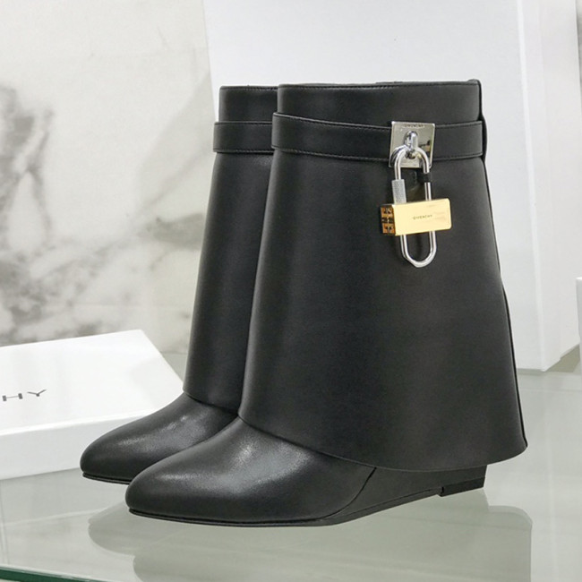 Givenchy Womens Shoes Boots Fashion Type Luxury Brand GIVENCHY BOOTS IN LEATHER with Original Box Whatapp