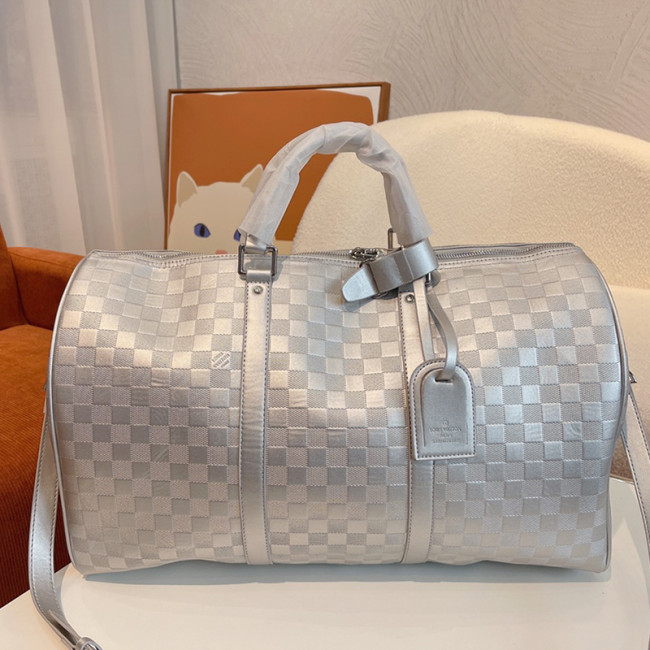 Louis Vuitton Womens and Mens Unisex Bags Luxury Brand LV Keepall Bandoulière 50 Fashion Design Travel Bag Whatapp