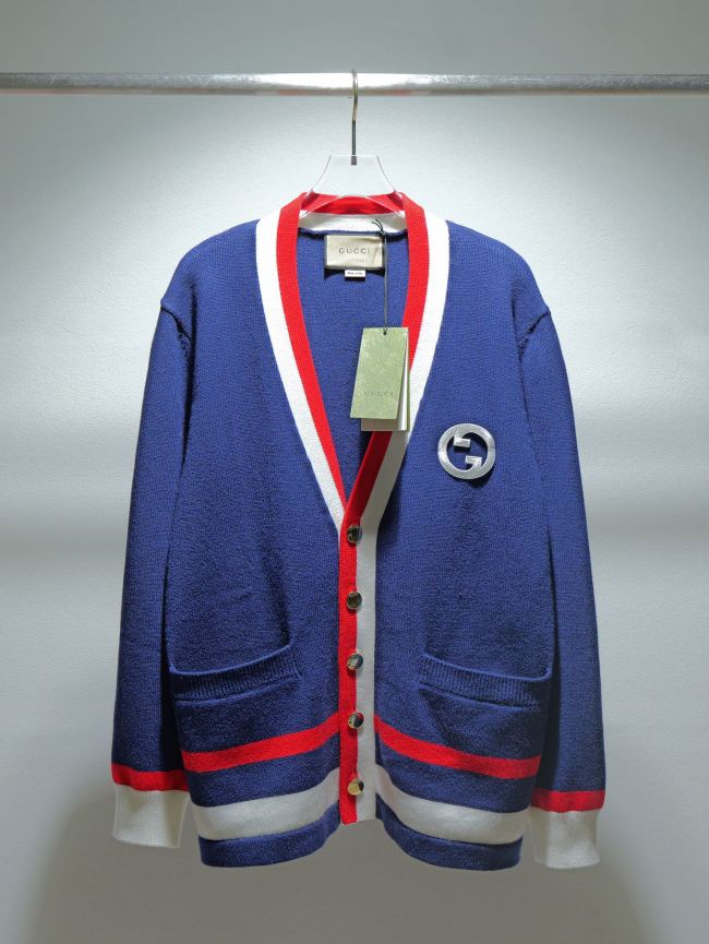 Gucci Cardigan Men Womens Knit Cardigan Luxury Brand Womens Knitwear Top Quality Whatapp