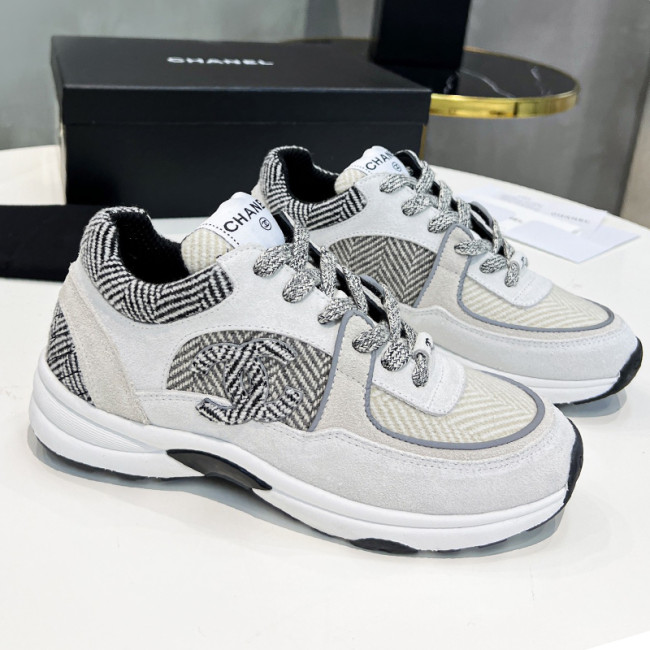 Chanel Women Shoes Sneakers Luxury Brand Sports Shoes Breathable Design with Original Box Whatapp