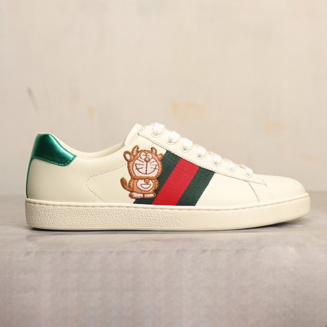 Gucci Womens Shoes Fashion Sneakers Lace-Up Luxury Brand Women's Ace Embroidered Sneaker with Original Box Whatapp