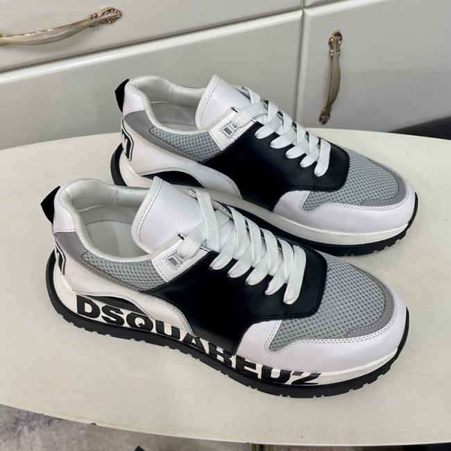 Dsquared2 Men Shoes Sneakers Luxury Brand Breathable RUN DS2 LEGEND Boxer Bumper SNEAKERS with Original Box Whatapp