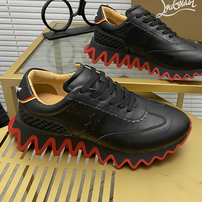 Christian Louboutin Mens Shoes Sneakers Luxury Brand Red Bottom Design Sports Footwears Whatapp