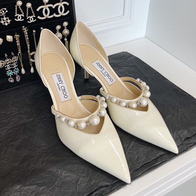 Jimmy Choo Womens Shoes Pumps Luxury Brand Design with Original Box 6cm Heel Whatapp