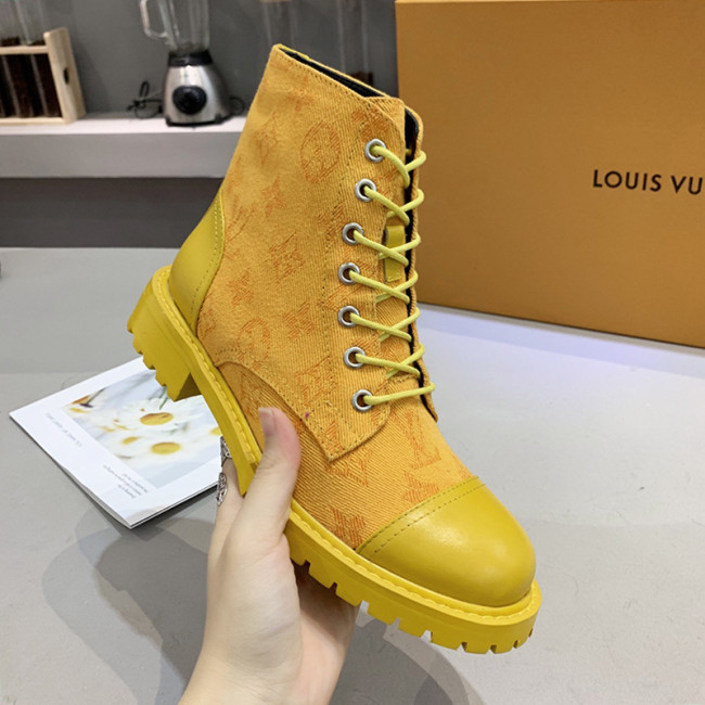 Louis Vuitton Women Shoes Boots Fashion Ankle Boots Luxury Brand Leather Design with Original Box Whatapp