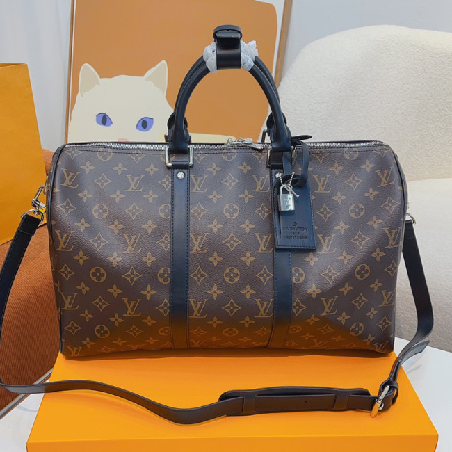 Louis Vuitton Womens and Mens Unisex Bags Luxury Brand LV Keepall Bandoulière 45 Fashion Design Travel Bag Whatapp