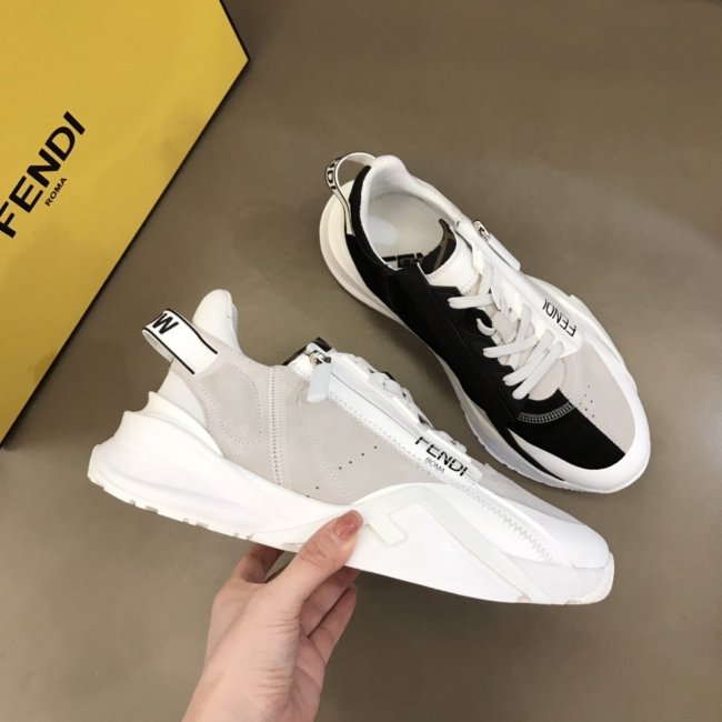 Fendi Mens Shoes Fashion Sneakers Luxury Brand Casual Shoes for Men with Original Box Whatapp