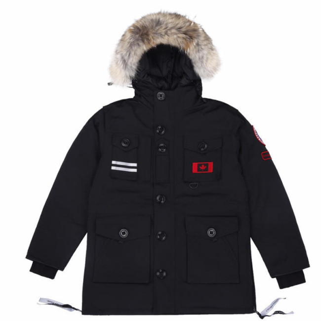 Canada Goose Langford Mens Womens Winter Windprood Down Jackets Keep Warm 80% White Duck Down Whatapp