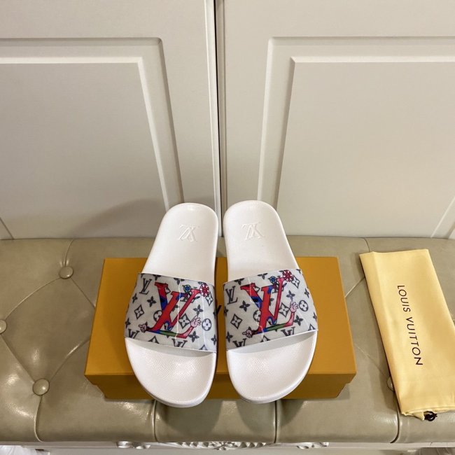 Louis Vuitton Men Womens Shoes WATERFRONT MULE Whatapp