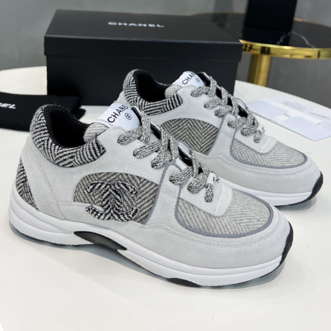 Chanel Women Shoes Sneakers Luxury Brand Sports Shoes Breathable Design with Original Box Whatapp