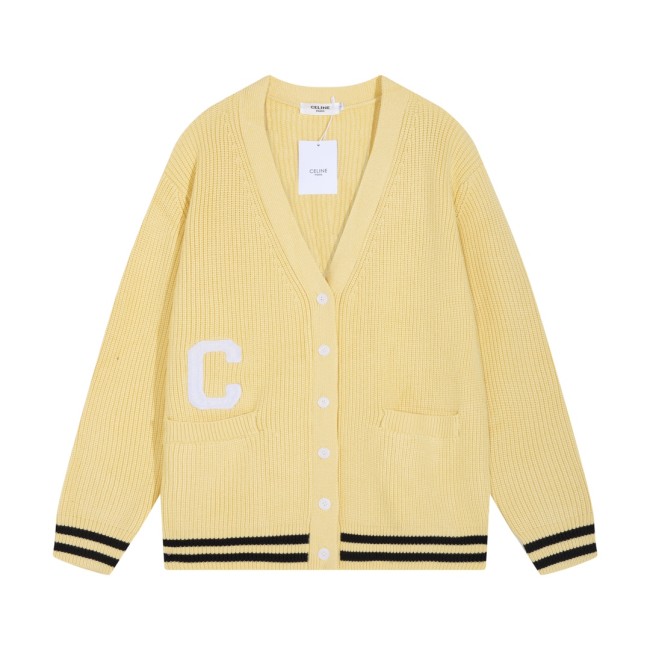 Celine Cardigan Men Womens Knit Cardigan Luxury Brand Womens Knitwear Top Quality Whatapp