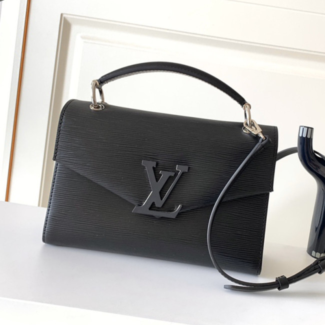 Louis Vuitton Womens Shoulder Bags Handbags Luxury Brand Fashion POCHETTE GRENELLE M55977 Black Epi grained cowhide leather Whatapp