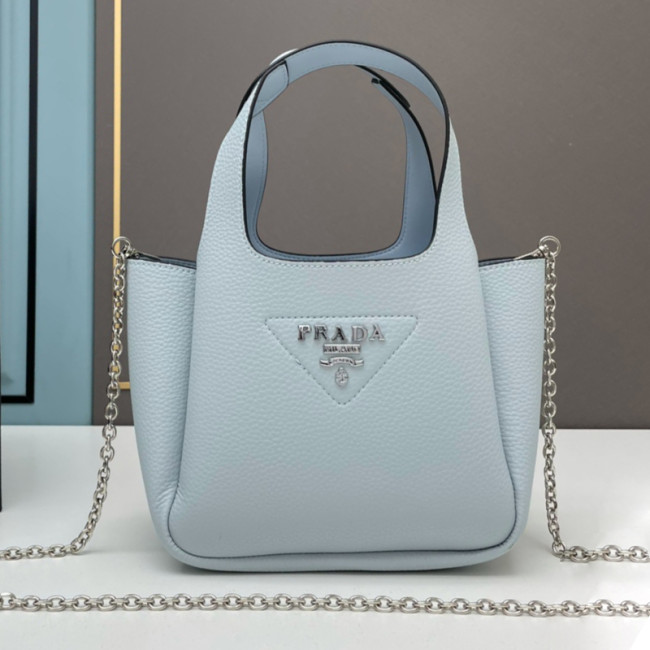 Prada Womens Shoulder Bags Leather Shopping Bag with Original Box Whatapp