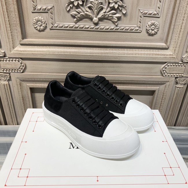 Alexander McQueen Womens Mens Shoes Fashion Sneakers Unisex Design Luxury Brand Deck Lace Up Plimsoll 654593W4PQ11070 Whatapp