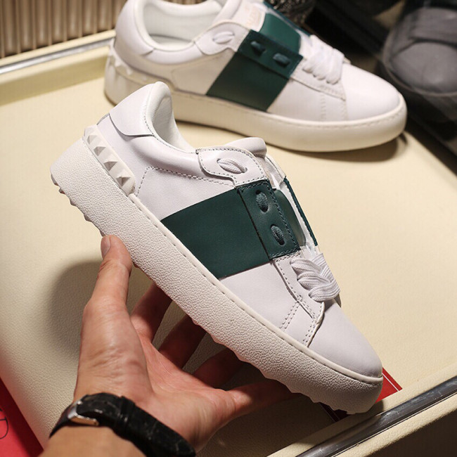 Valentino Garavani Open Sneaker With Metallic Band Mens Shoes Luxury Brand with Original Box Whatapp