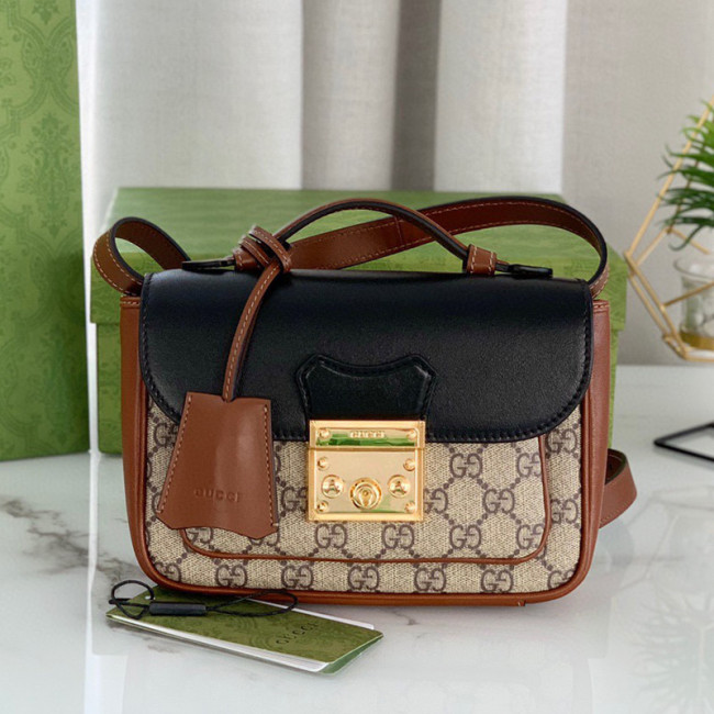 Gucci Womens Bags Shoulder Messenger Bag Luxury Brand Padlock mini bag with Original Box 658487 2ZGAG 9785 Whatapp