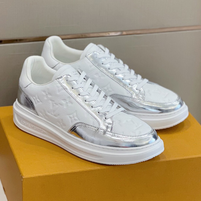 Louis Vuitton Men Shoes Fashion Sneakers RIVOLI Beverly Hills SNEAKER Luxury Brand Casual Shoes with Original Box Whatapp