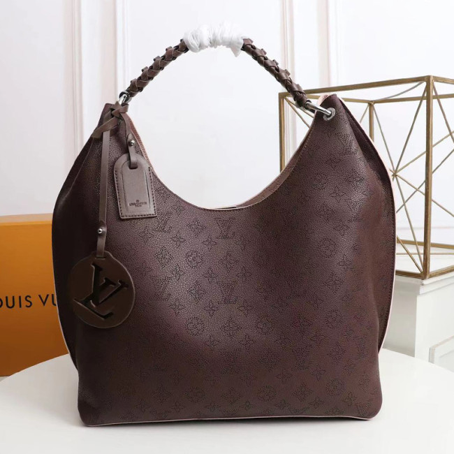 Louis Vuitton Womens Bags Messenger Shoulder Bags Handbags Luxury Brand CARMEL Mahina perforated calf leather Whatapp