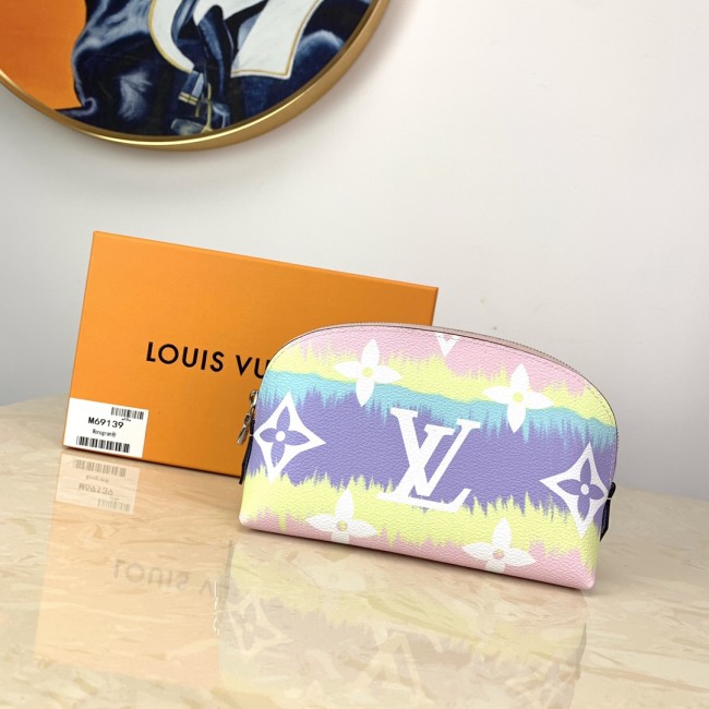 Louis Vuitton Womens Clutch Make Up Bags Luxury Fashion Type Designer LV ESCALE POCHETTE COSMETIQUE Pastel M69139 with Original Box Whatapp