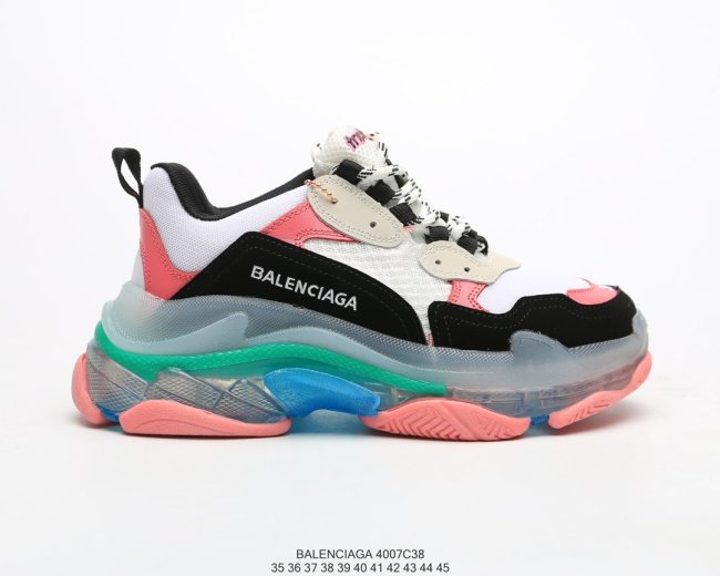 Balenciaga Womens Shoes Sneakers Luxury Brand Triple S Sneaker with Original Box 4007C38 Whatapp