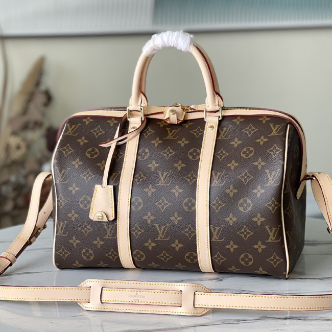 Louis Vuitton Womens and Mens Unisex Bags Luxury Brand KEEPALL BANDOULIÈRE 35 without Original Box M42426 Whatapp