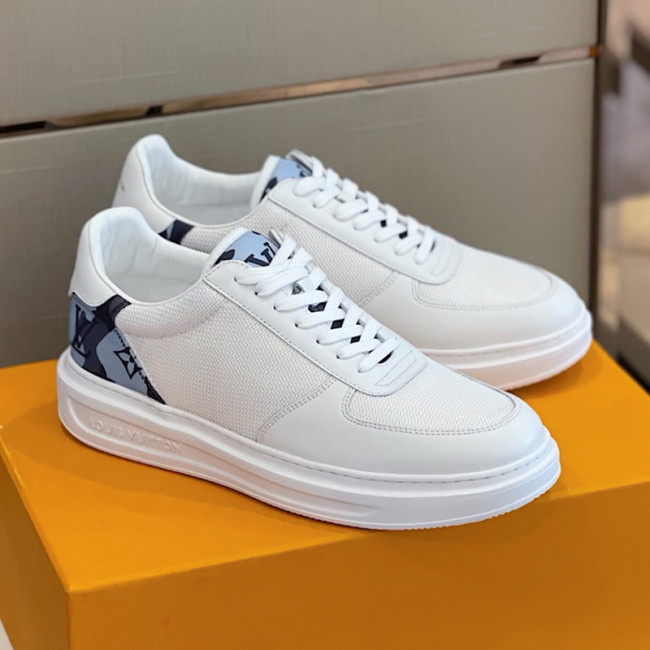 Louis Vuitton Men Shoes Fashion Sneakers RIVOLI Beverly Hills SNEAKER Luxury Brand Casual Shoes with Original Box Whatapp