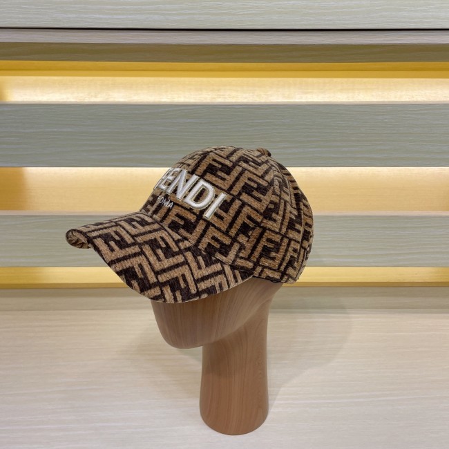 Fendi Men Womens Hat Luxury Brand Design Fendi Baseball Cap with Original Box