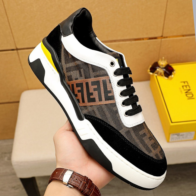 Fendi Mens Shoes Fashion Sneakers Luxury Brand Casual Shoes for Men with Original Box Whatapp